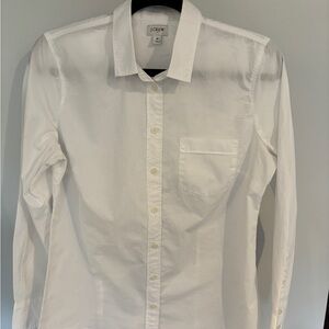 J. Crew Women’s Classic White Button Down Shirt